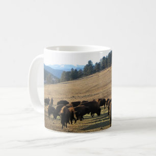 Bison in Colorado Kaffeetasse