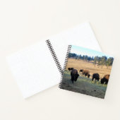 Bison in Colorado Notizblock (Innenseite)
