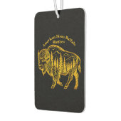 Bison in einer Walddarstellung Autolufterfrischer (Links)