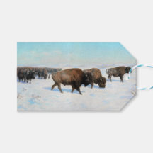 Bison in the Snow (von Rosa Bonheur)