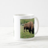 Bison in Yellowstone Kaffeetasse (VorderseiteRechts)