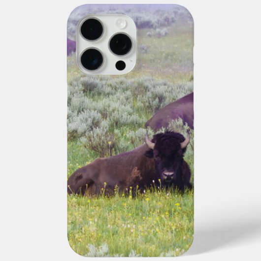 Bison iPhone 15 Pro Max Hülle (Rückseite)