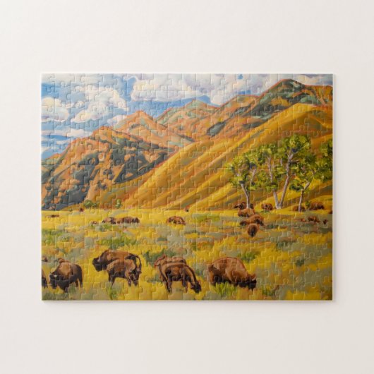 Bison, Jackson Hole Puzzle (Horizontal)