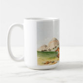 Bison-Jagdszene 1845 Kaffeetasse (Links)