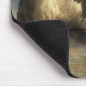 Bison-Kampf Mousepad (Ecke)