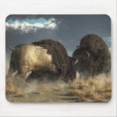 Bison-Kampf Mousepad (Vorne)