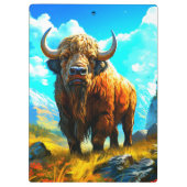 Bison Klemmbrett (Rückseite)