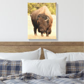Bison Leinwanddruck (Insitu (Schlafzimmer))
