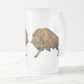 Bison Mattglas Bierglas (VorderseiteRechts)