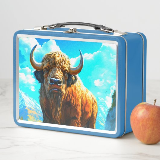 Bison Metall Brotdose (Beispiel)