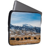 Bison-Migration Laptopschutzhülle (Vorne Rechts)