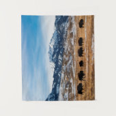 Bison-Migration Wandteppich (Vorderseite)