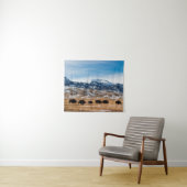 Bison-Migration Wandteppich (Beispiel (Horizontal))