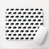 Bison-Muster Mousepad (Mit Mouse)