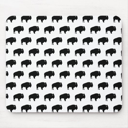 Bison-Muster Mousepad (Vorne)