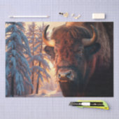 Bison Native American Buffalo Seidenpapier (Handwerk)