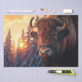 Bison Native American Buffalo Seidenpapier (Handwerk)