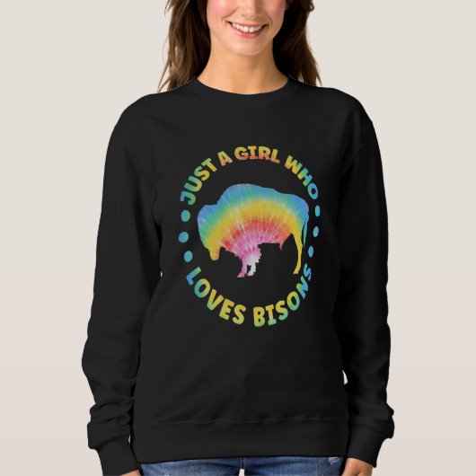 Bison Outfit Animal Apparel Retro Bison Accessory Sweatshirt (Vorderseite)