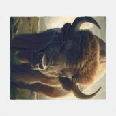 Bison Painting Fleecedecke (Vorderseite (Horizontal))