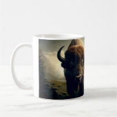 Bison Painting Kaffeetasse (Links)