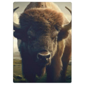 Bison Painting Klemmbrett (Rückseite)