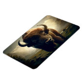 Bison Painting Magnet (Linke Seite)