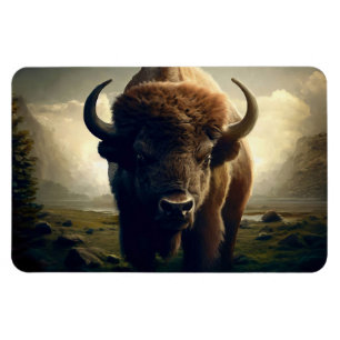 Bison Painting Magnet