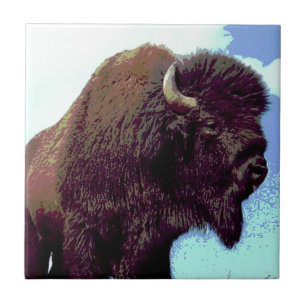Bison Pop Art Fliese