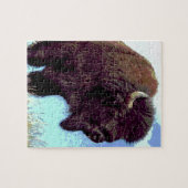 Bison Pop Art Puzzle (Horizontal)
