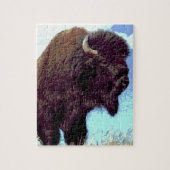 Bison Pop Art Puzzle (Vertikal)
