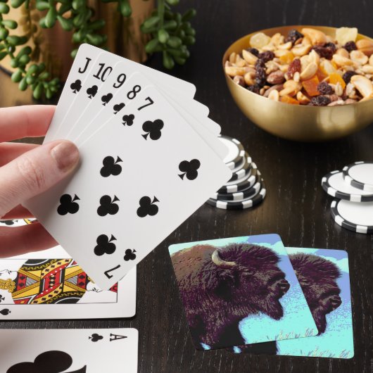 Bison Pop Art Spielkarten (In Situ)