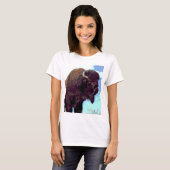 Bison Pop Art T-Shirt (Vorne ganz)