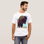 Bison Pop Art T-Shirt (Vorne ganz)