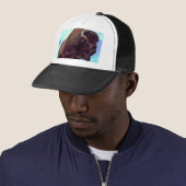 Bison Pop Art Truckerkappe (Beispiel)