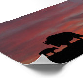Bison Poster (Ecke)