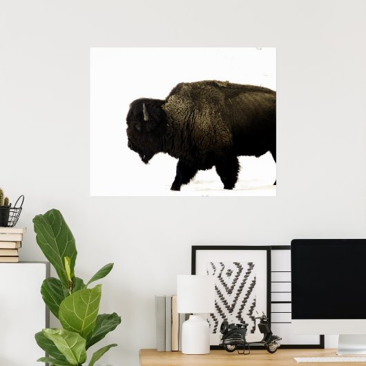 Bison Poster (Heimbüro)