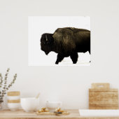 Bison Poster (Küche)