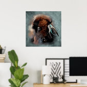 Bison - Poster (Heimbüro)