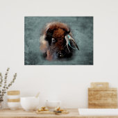 Bison - Poster (Küche)