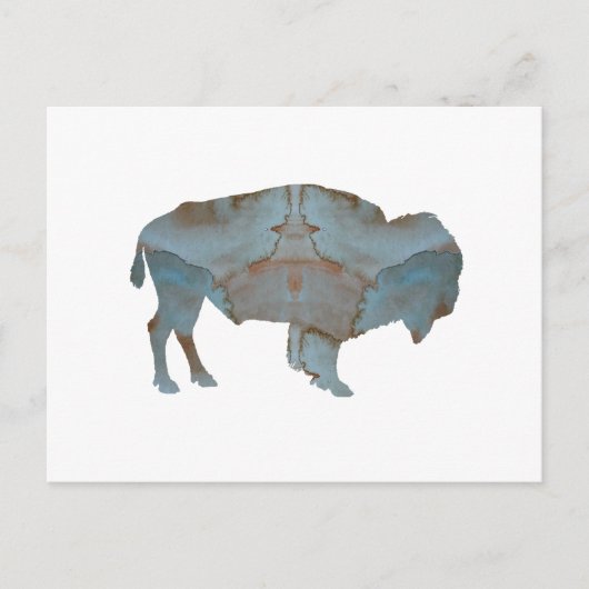 Bison Postkarte (Vorderseite)