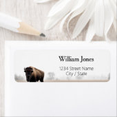 Bison Rücksendeadressen-Aufkleber (Insitu)