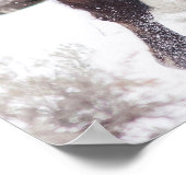 Bison Running Poster (Ecke)