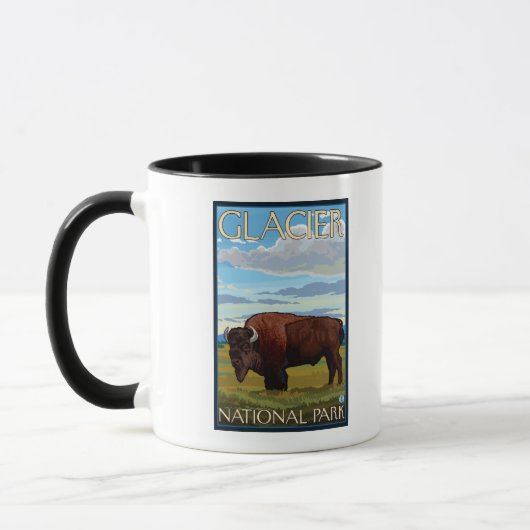Bison Scene - Glacier National Park, MT Tasse (Links)