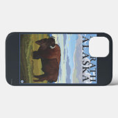 Bison Scene - McGrath, Alaska Case-Mate iPhone Hülle (Rückseite (Horizontal))