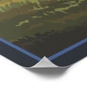 Bison Scene - McGrath, Alaska Poster (Ecke)