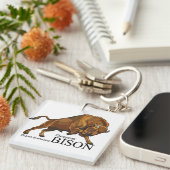 Bison Schlüsselanhänger (Vorderseite rechts)