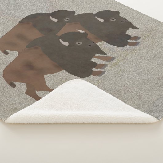 Bison Sherpa Blanket Sherpadecke (3/4)
