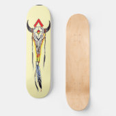 BISON SKULL SKATEBOARD (Vorderseite)