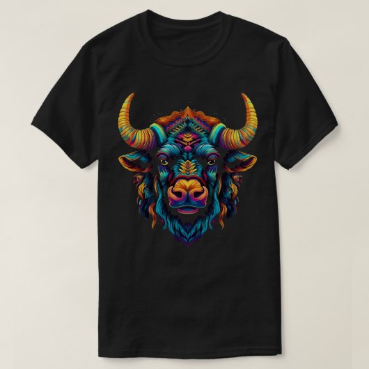 Bison Smiling T-Shirt (Design vorne)