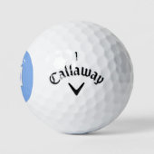 Bison Solar Blue Golf Balls Golfball (Logo)